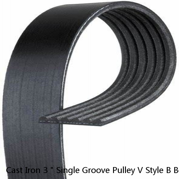 Cast Iron 3 " Single Groove Pulley V Style B Belt 5L for 1 Inch Keyed Shaft