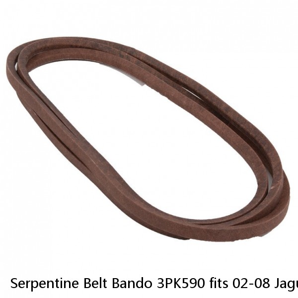 Serpentine Belt Bando 3PK590 fits 02-08 Jaguar X-Type 3.0L-V6