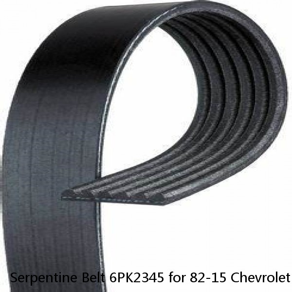 Serpentine Belt 6PK2345 for 82-15 Chevrolet GMC Ford Mercury 4.2L4.8L 5.3L 6.0L 