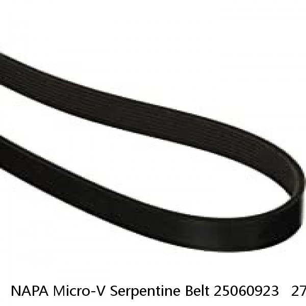 NAPA Micro-V Serpentine Belt 25060923   27/32” x 92-7/8”